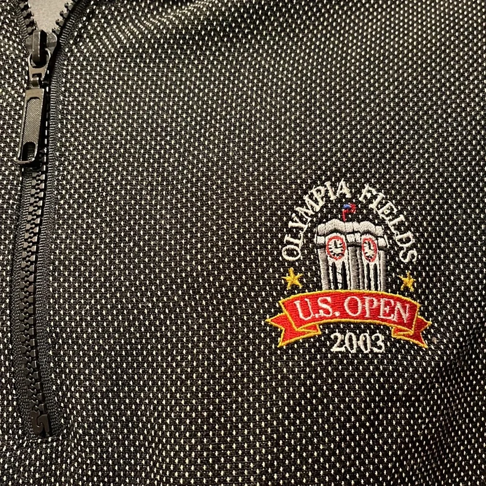 Vtg 2003 Olympia Fields US Golf Open 1/4 Zip Jacket~Sunderland of Scotland~M